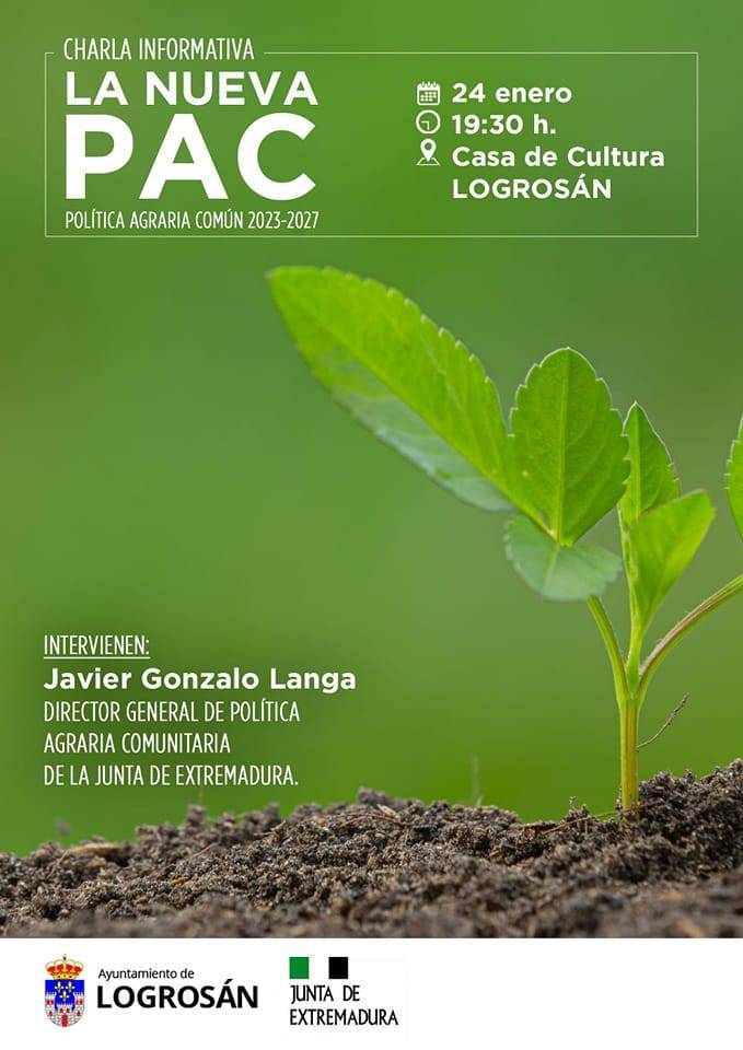 Charla informativa de la nueva PAC (2023) - Logrosán (Cáceres)