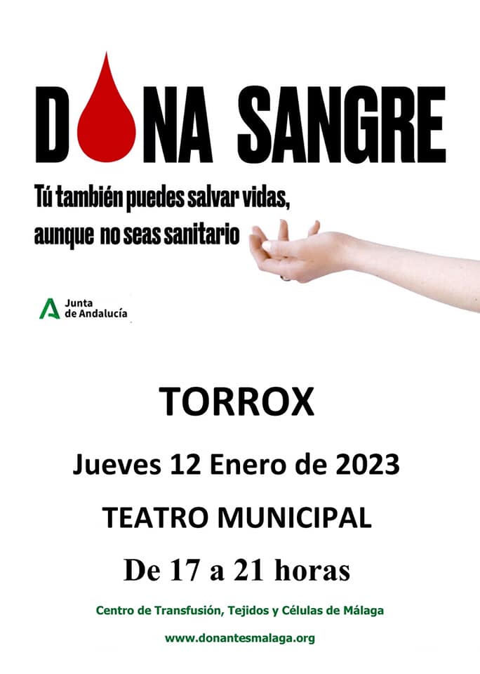 Donación de sangre (enero 2023) - Torrox (Málaga)