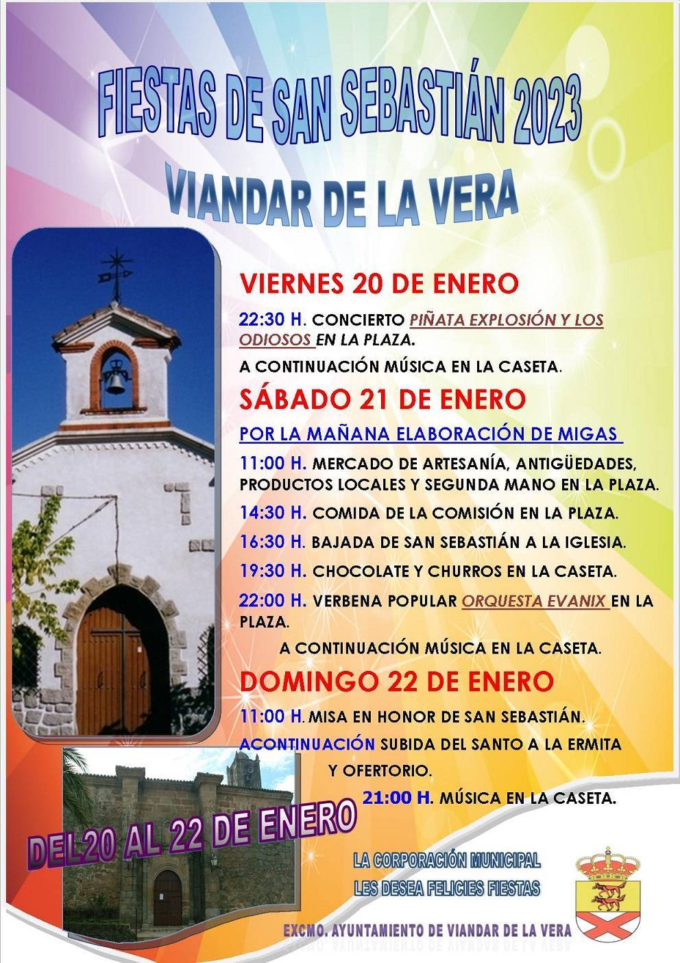 Fiestas de San Sebastián (2023) - Viandar de la Vera (Cáceres)