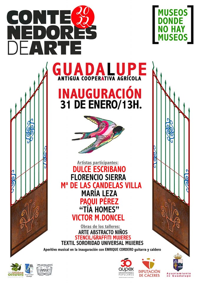 Inauguración de los Contenedores de Arte (2023) - Guadalupe (Cáceres) 1