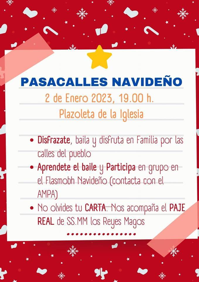 Pasacalles navideño (2023) - La Cumbre (Cáceres)