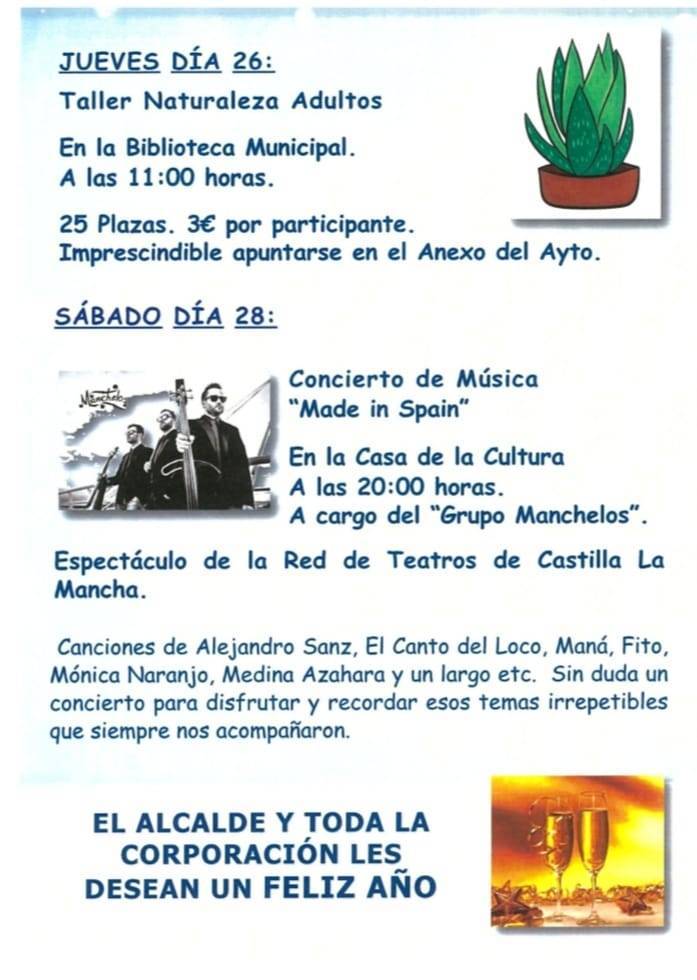 Programación cultural (enero 2023) - Alameda de la Sagra (Toledo) 4