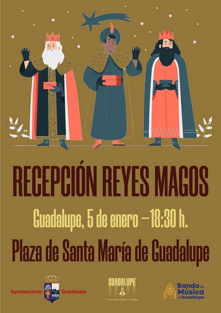 Recepción de los Reyes Magos (2023) - Guadalupe (Cáceres)