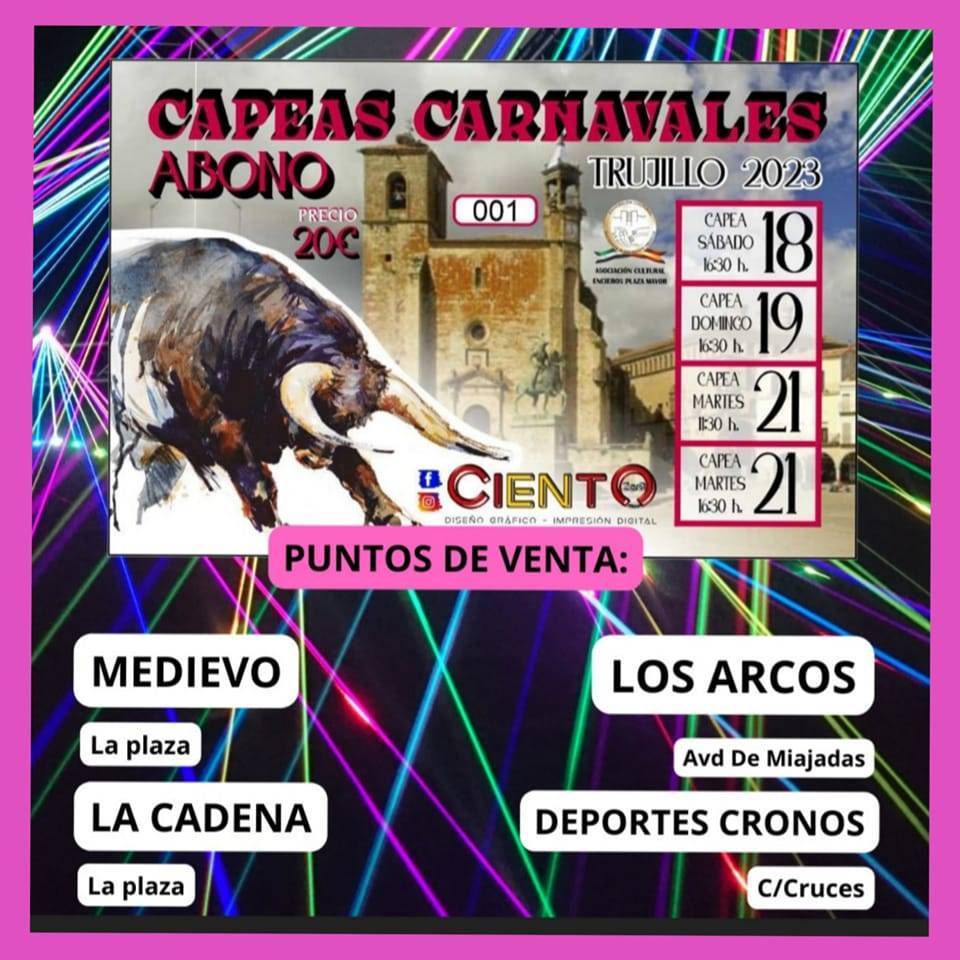 Capeas carnavales (2023) - Trujillo (Cáceres)