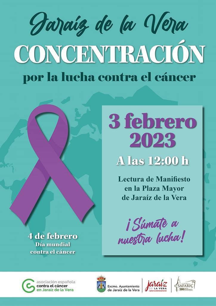 Concentración por la lucha contra el cáncer (2023) - Jaraíz de la Vera (Cáceres)