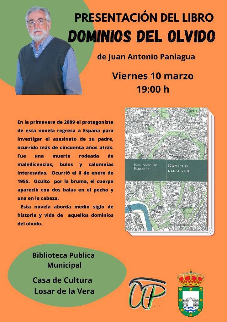 Presentación del libro 'Dominios del olvido' (2023) - Losar de la Vera (Cáceres)