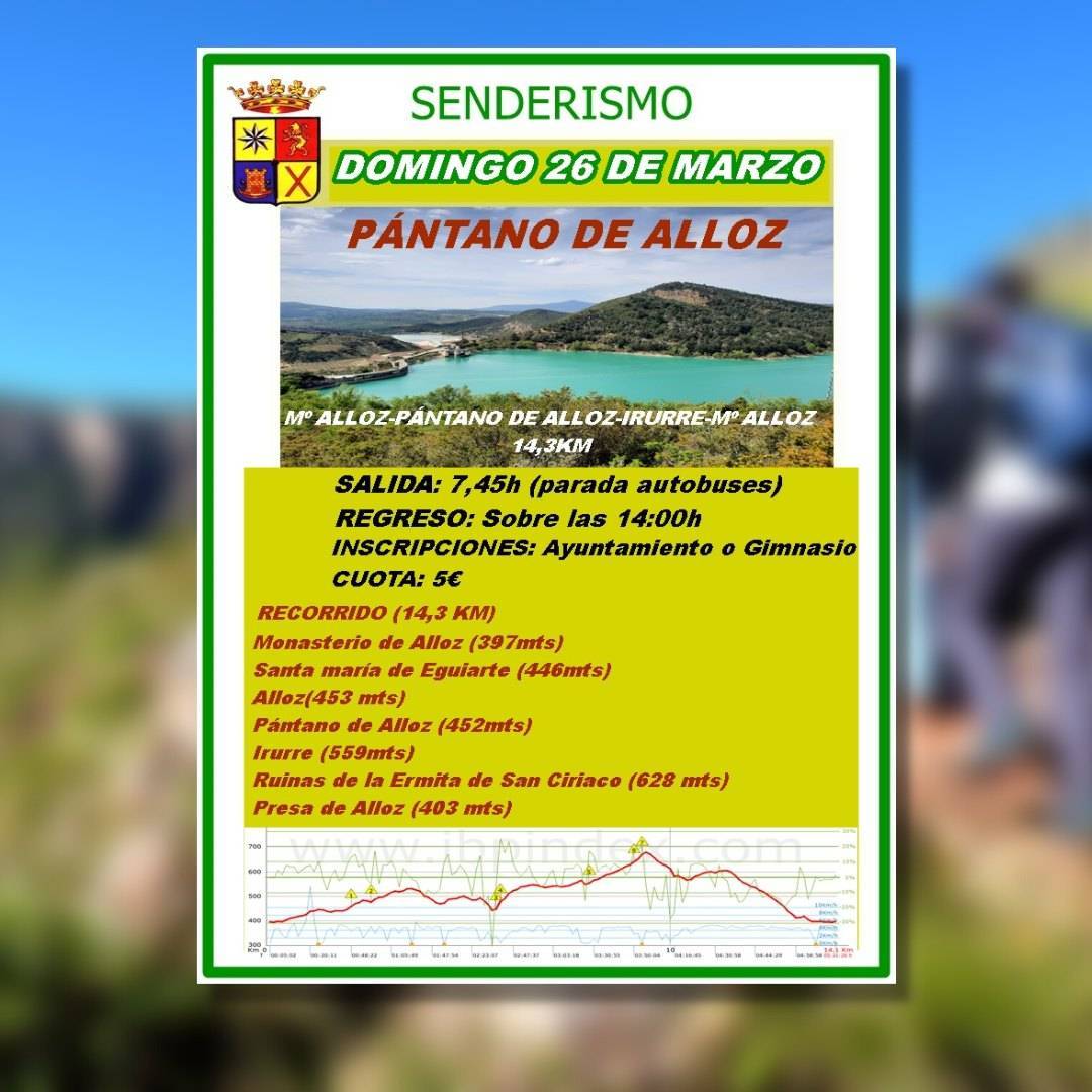 Senderismo al pantano de Alloz (2023) - Mendavia (Navarra)