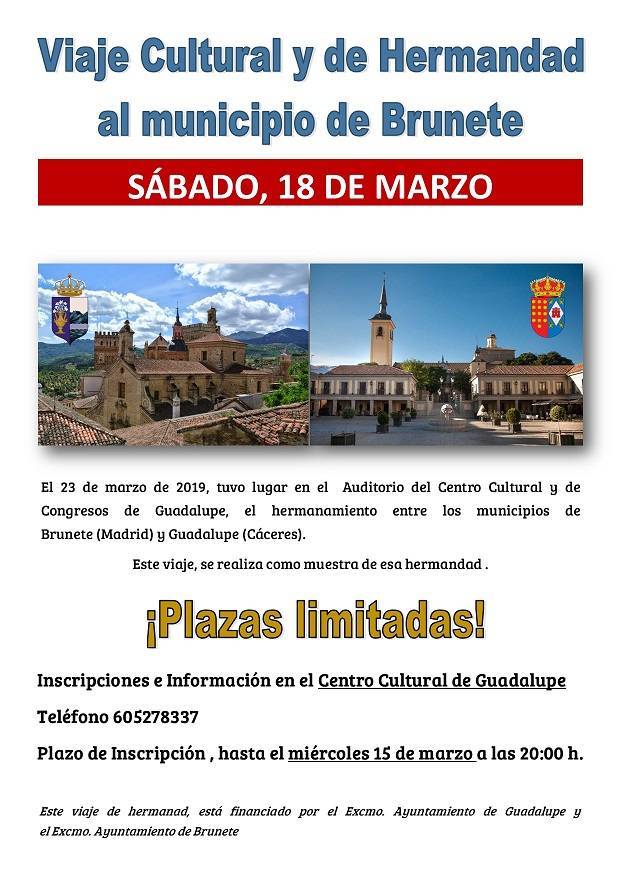 Viaje cultural y de hermandad a Brunete (2023) - Guadalupe (Cáceres)