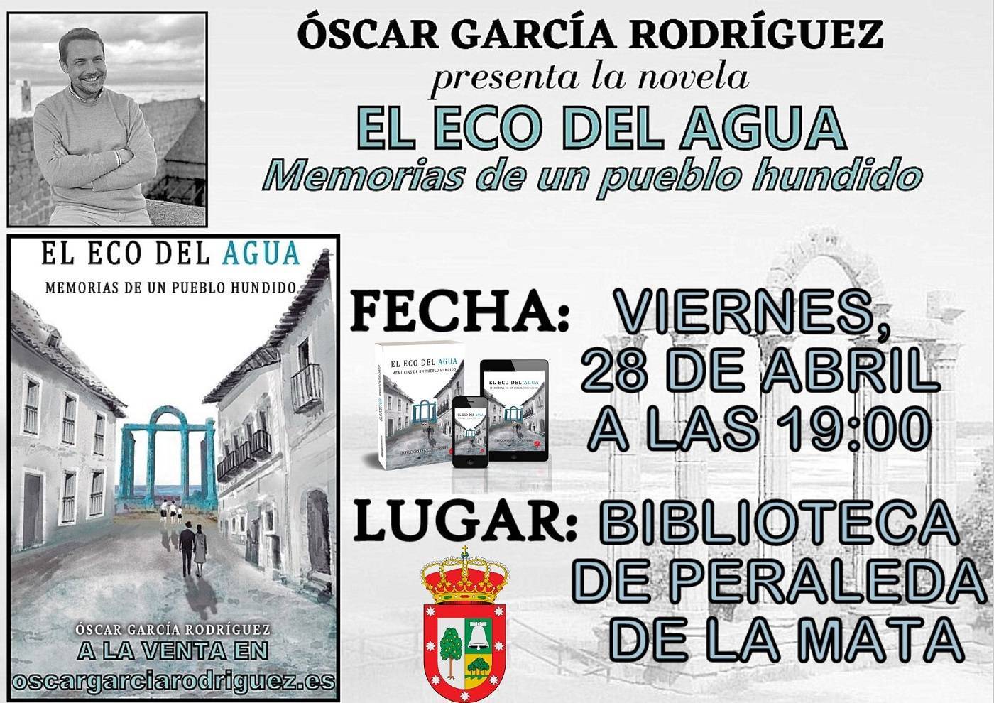 Presentación de la novela 'El eco del agua' (2023) - Peraleda de la Mata (Cáceres)