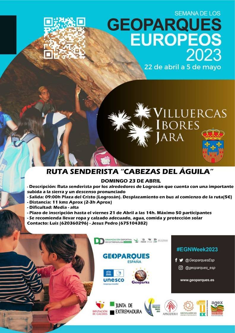 Ruta senderista Cabezas del Águila (2023) - Logrosán (Cáceres)