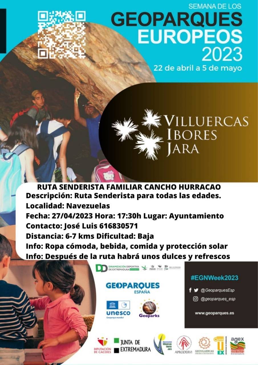 Ruta senderista familiar Cancho Hurracao (2023) - Navezuelas (Cáceres)