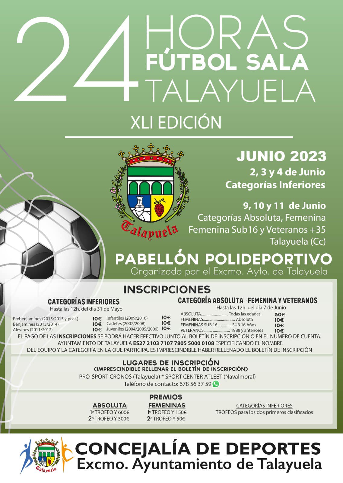24 horas de fútbol sala (2023) - Talayuela (Cáceres)