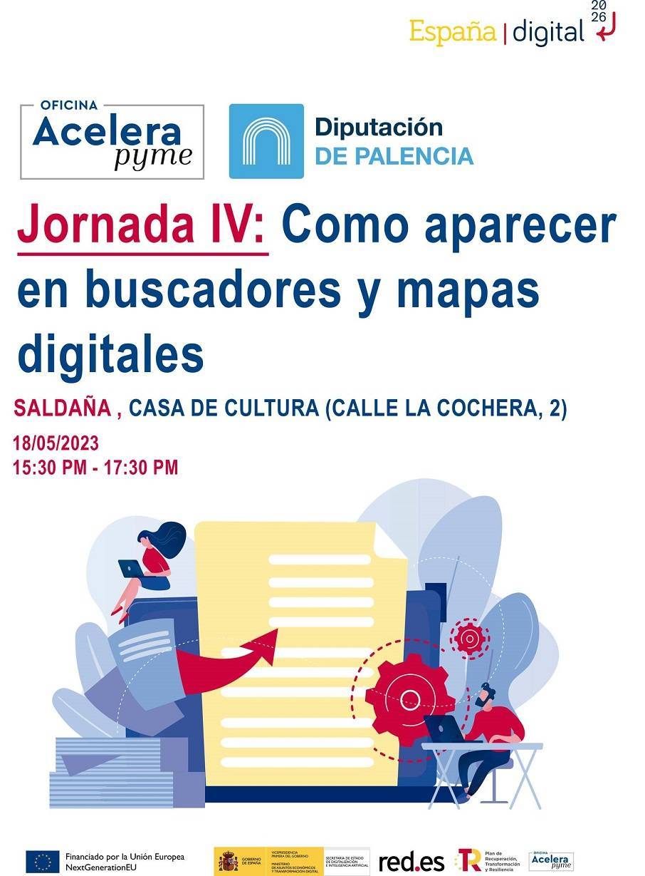 Jornada 'Cómo aparecer en buscadores y mapas digitales' (2023) - Saldaña (Palencia)