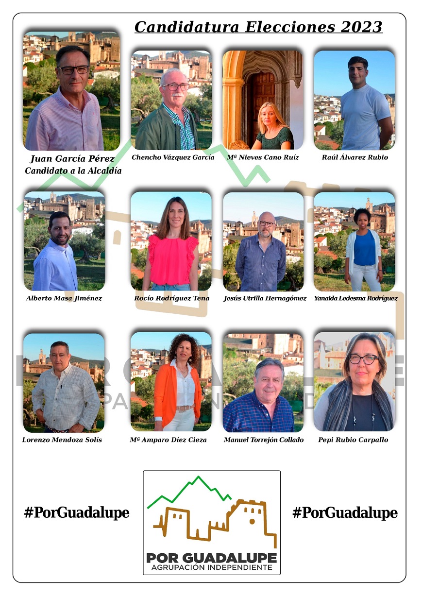 Programa electoral de Por Guadalupe, Agrupación Independiente (2023) - Guadalupe (Cáceres) 11