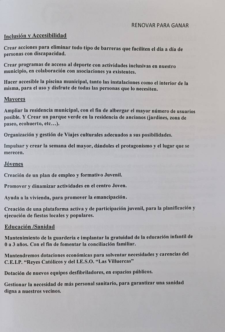 Programa electoral del PP (2023) - Guadalupe (Cáceres) 5