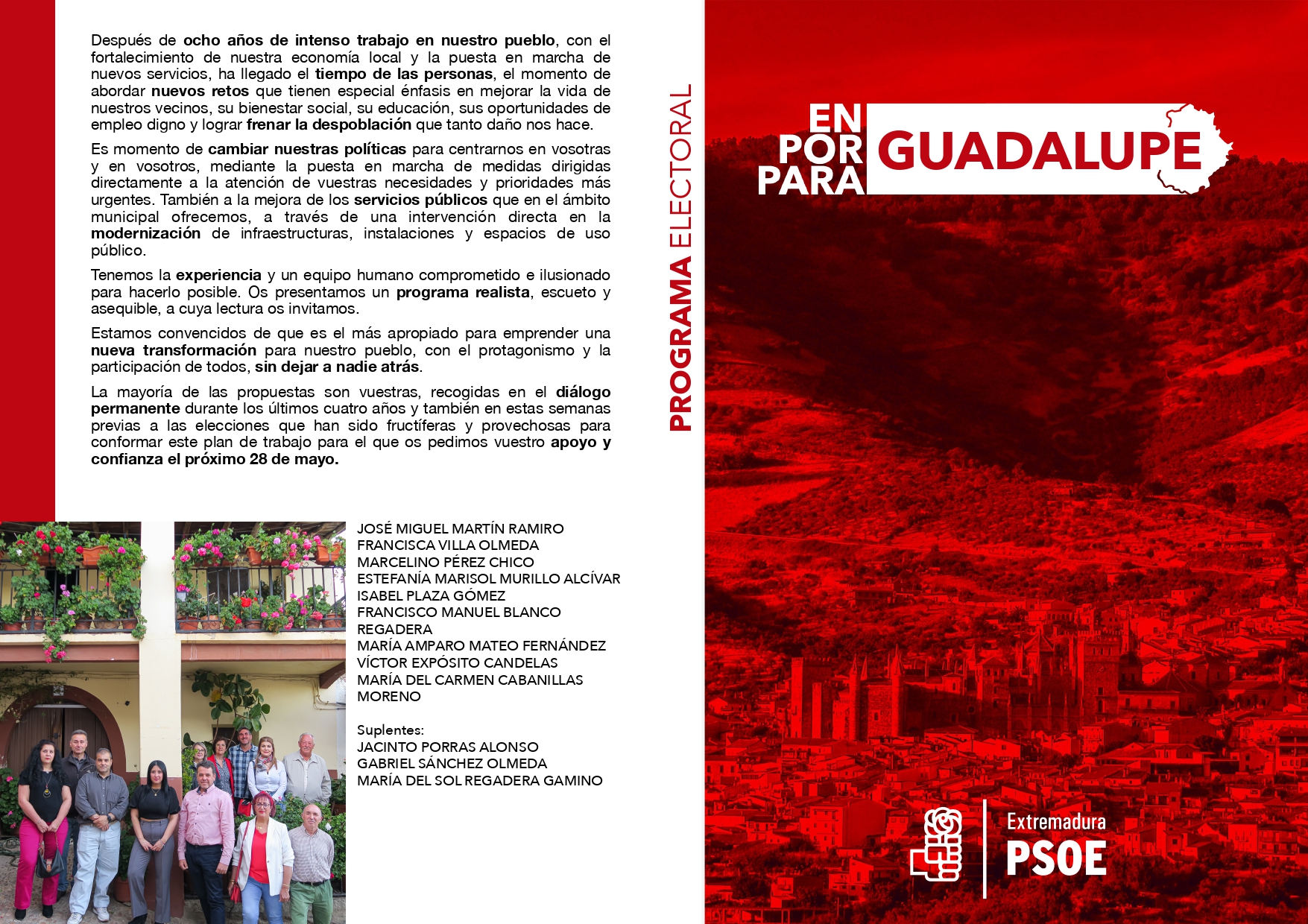 Programa electoral del PSOE (2023) - Guadalupe (Cáceres) 1