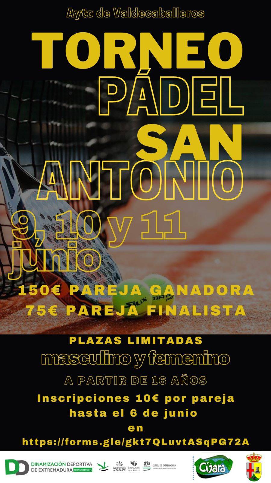 Torneo de pádel San Antonio (2023) - Valdecaballeros (Badajoz) 1