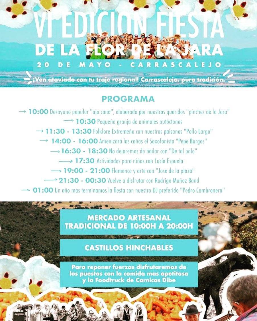 VI Fiesta de la Flor de la Jara - Carrascalejo (Cáceres)