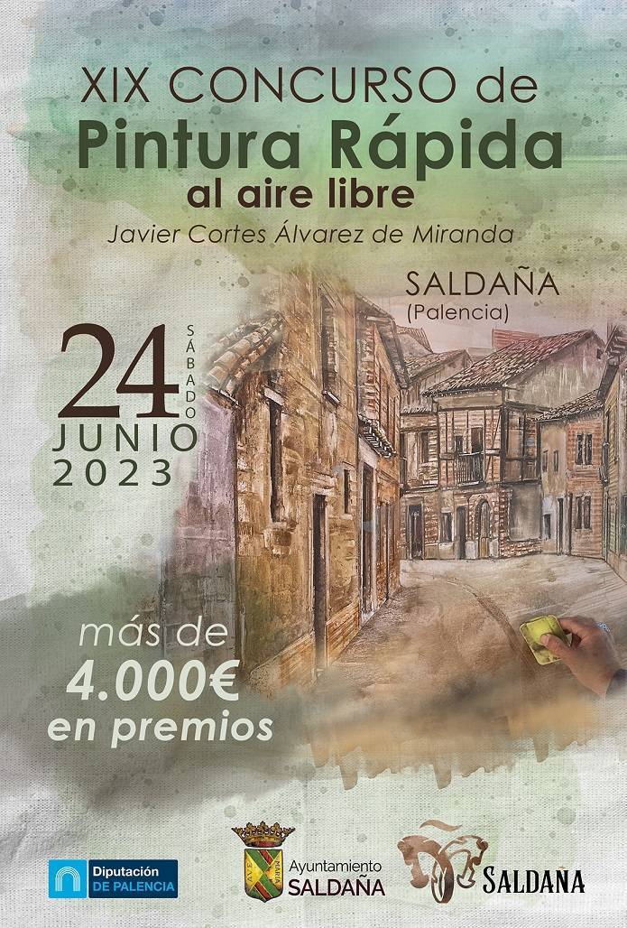 XIX Concurso de Pintura Rápida al Aire Libre - Saldaña (Palencia)