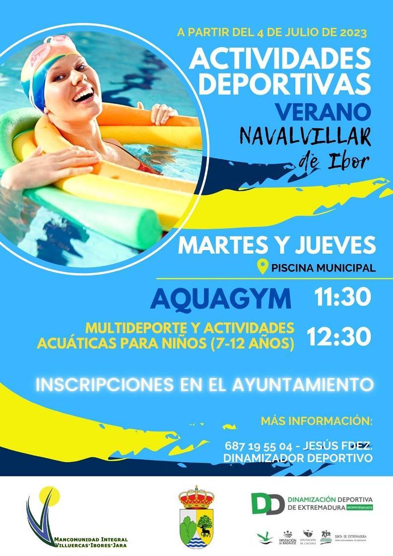 Actividades deportivas de verano (2023) - Navalvillar de Ibor (Cáceres)