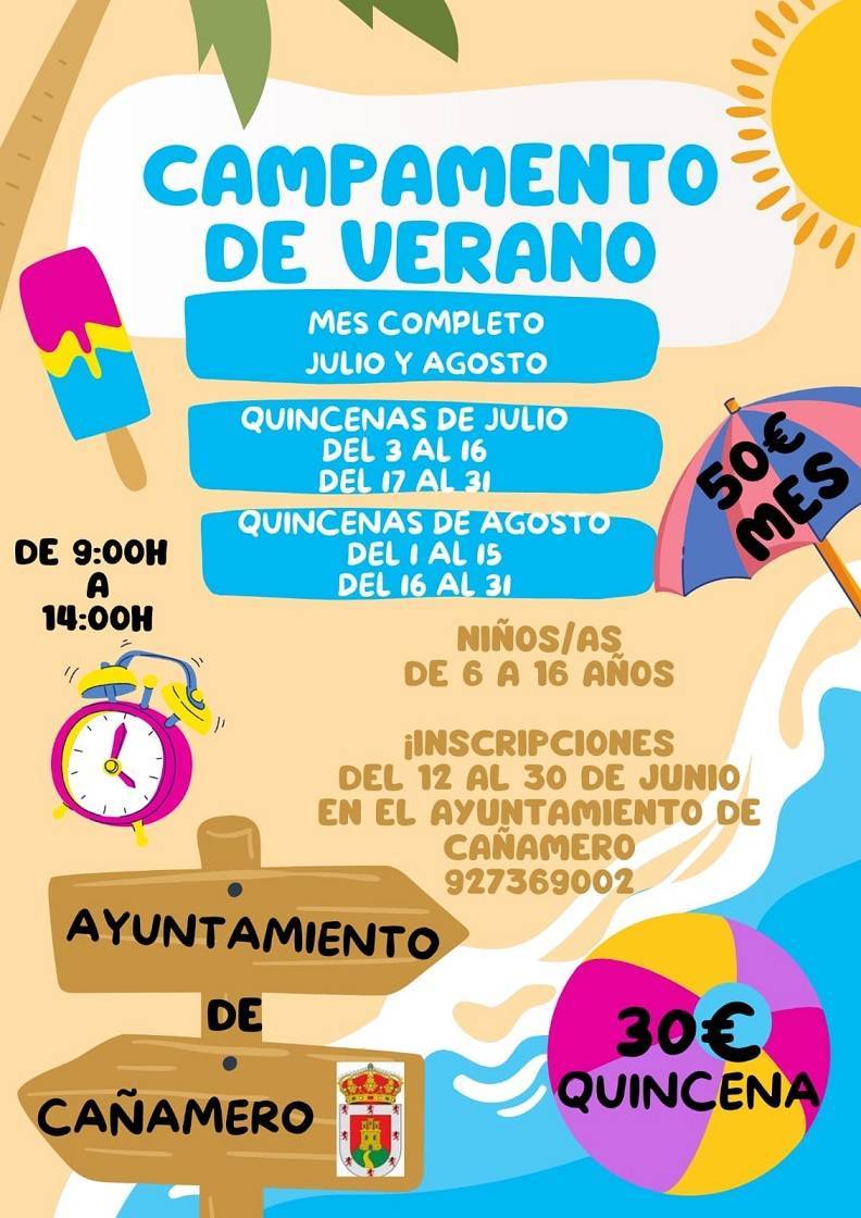 Campamento y ludoteca rural de verano (2023) - Cañamero (Cáceres) 1