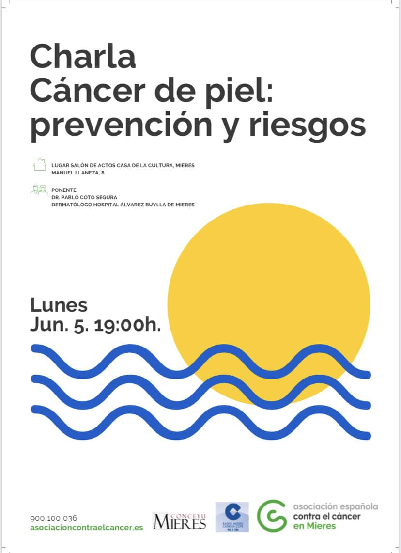 Charla sobre el cáncer de piel (2023) - Mieres (Asturias)