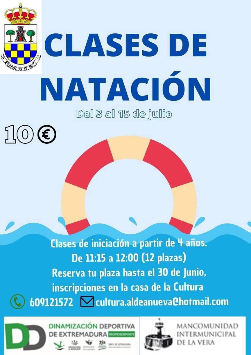 Clases de natación (2023) - Aldeanueva de la Vera (Cáceres)