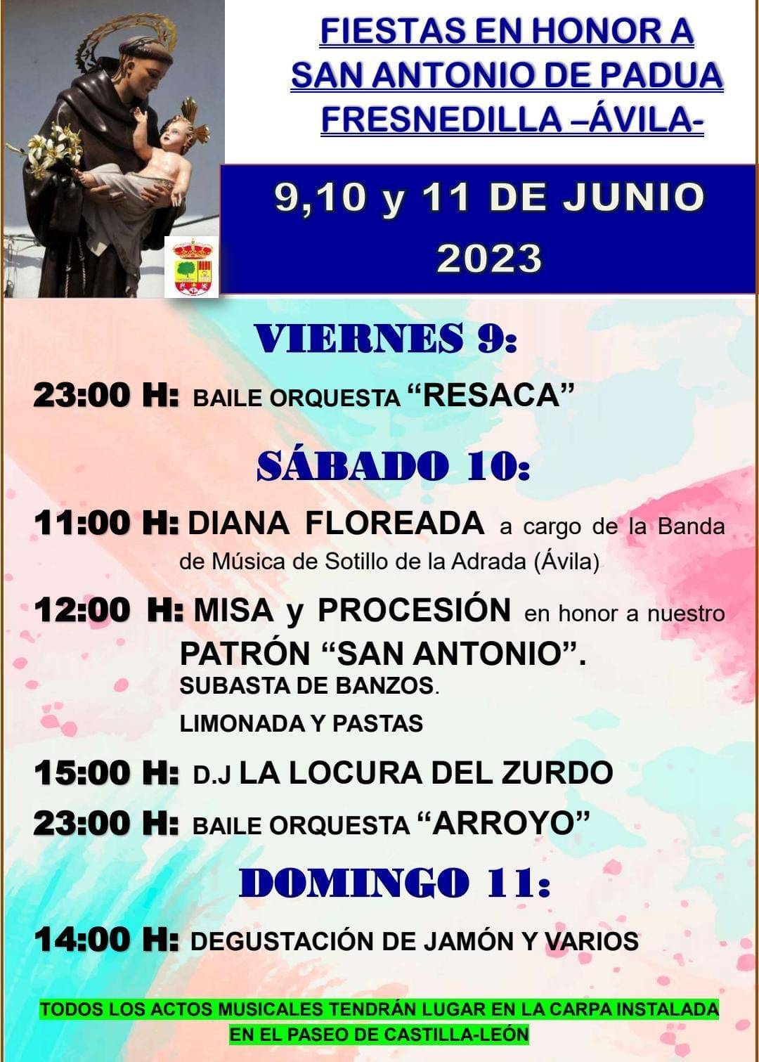 Fiestas en honor a San Antonio de Padua (2023) - Fresnedilla (Ávila)