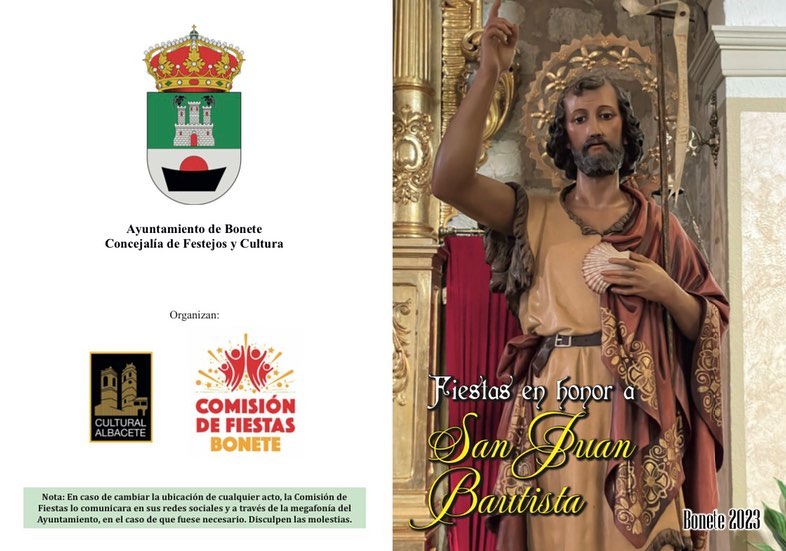 Fiestas en honor a San Juan Bautista (2023) - Bonete (Albacete) 1
