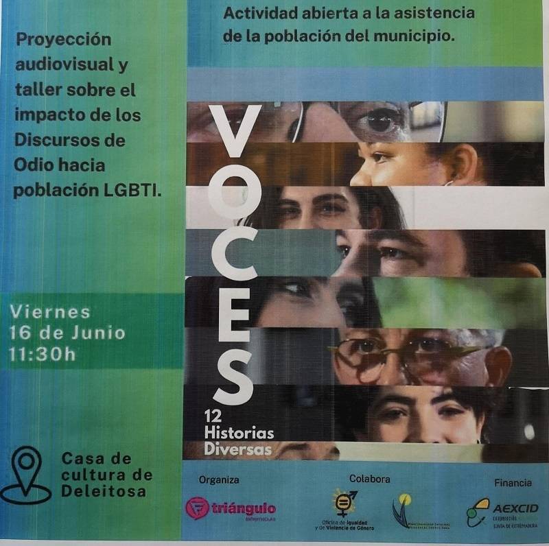 Proyección audiovisual y taller LGBTI (2023) - Deleitosa (Cáceres)