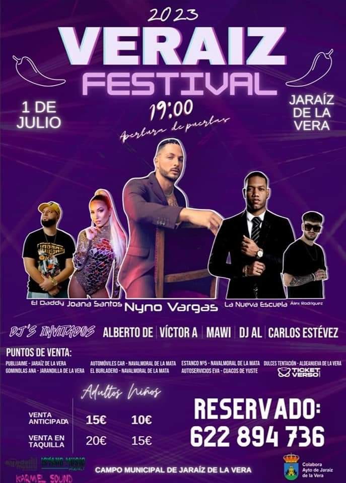 Veraíz Festival (2023) - Jaraíz de la Vera (Cáceres)