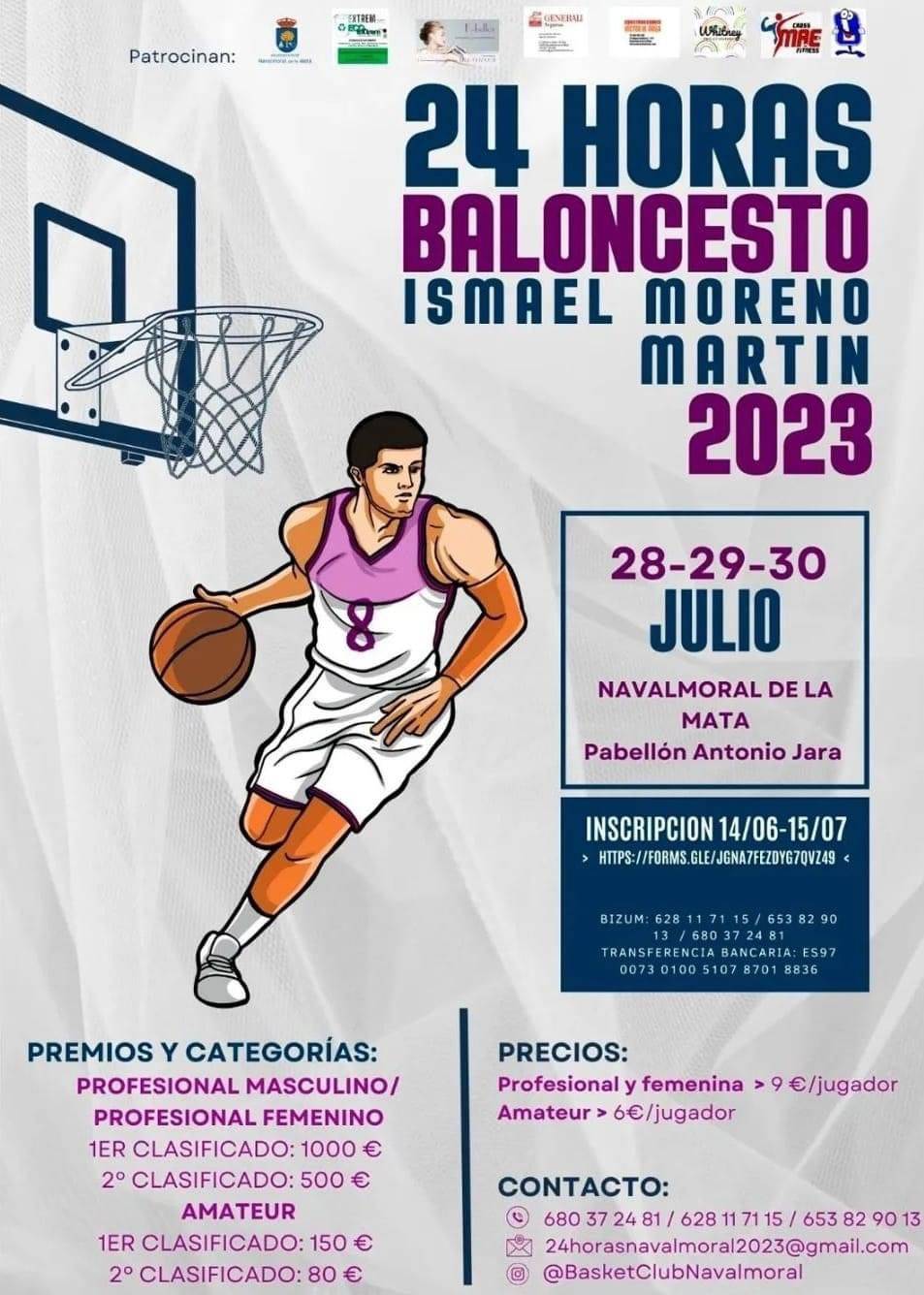 24 Horas de Baloncesto Ismael Moreno Martín (2023) - Navalmoral de la Mata (Cáceres)