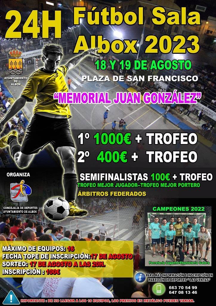 24 horas de fútbol sala (2023) - Albox (Almería)
