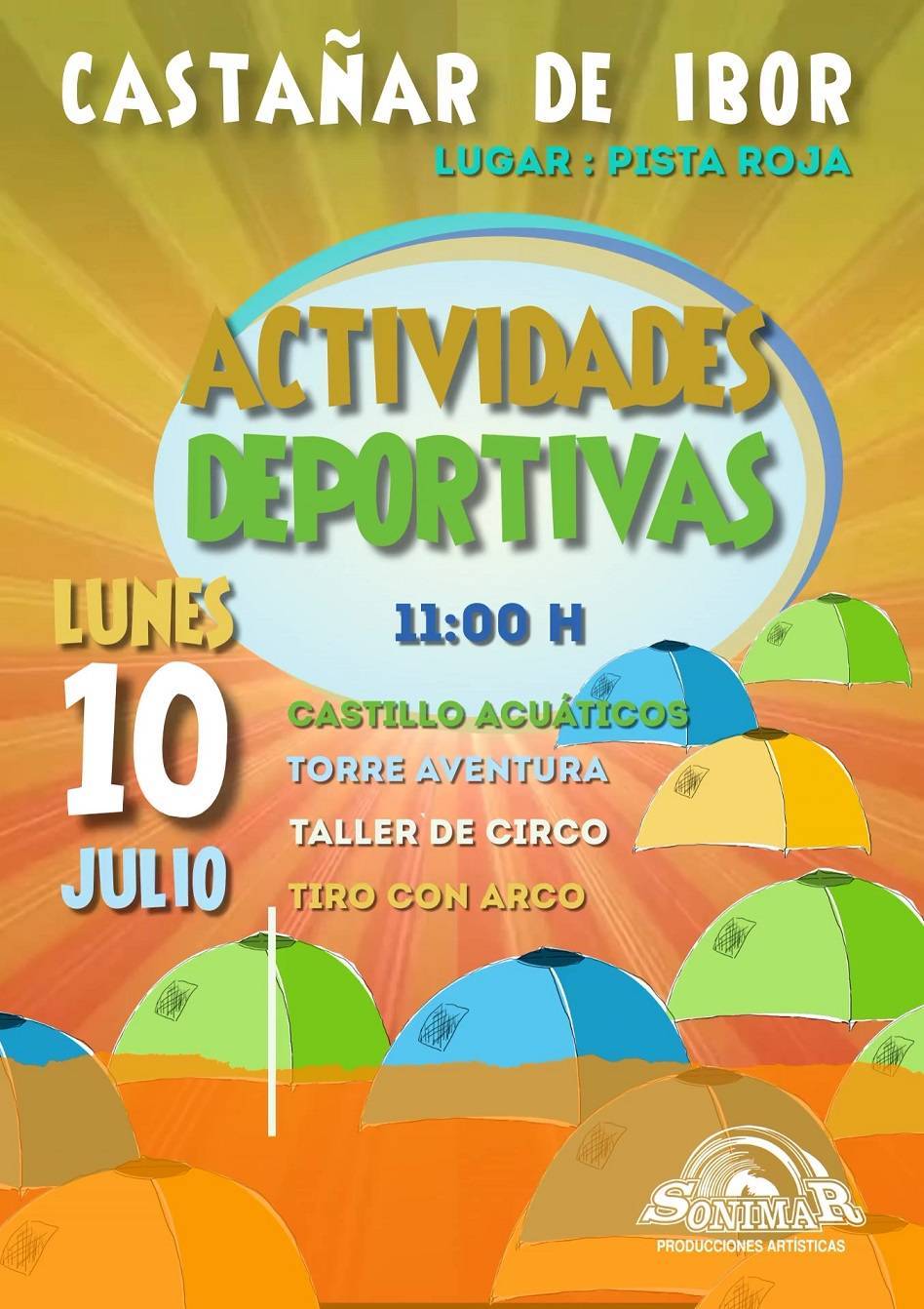 Actividades deportivas (julio 2023) - Castañar de Ibor (Cáceres)