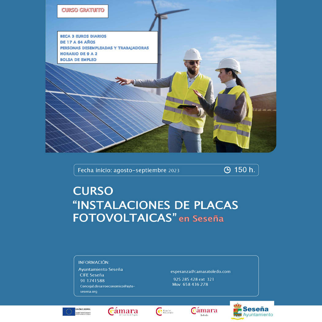 Curso de marketing digital e instalación de placas fotovoltaicas (2023) - Seseña (Toledo) 2