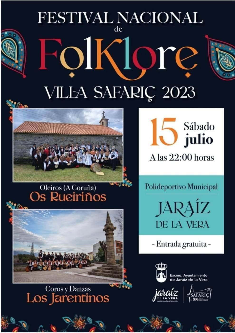 Festival Nacional de Folklore 'Villa Safariç' (2023) - Jaraíz de la Vera (Cáceres)