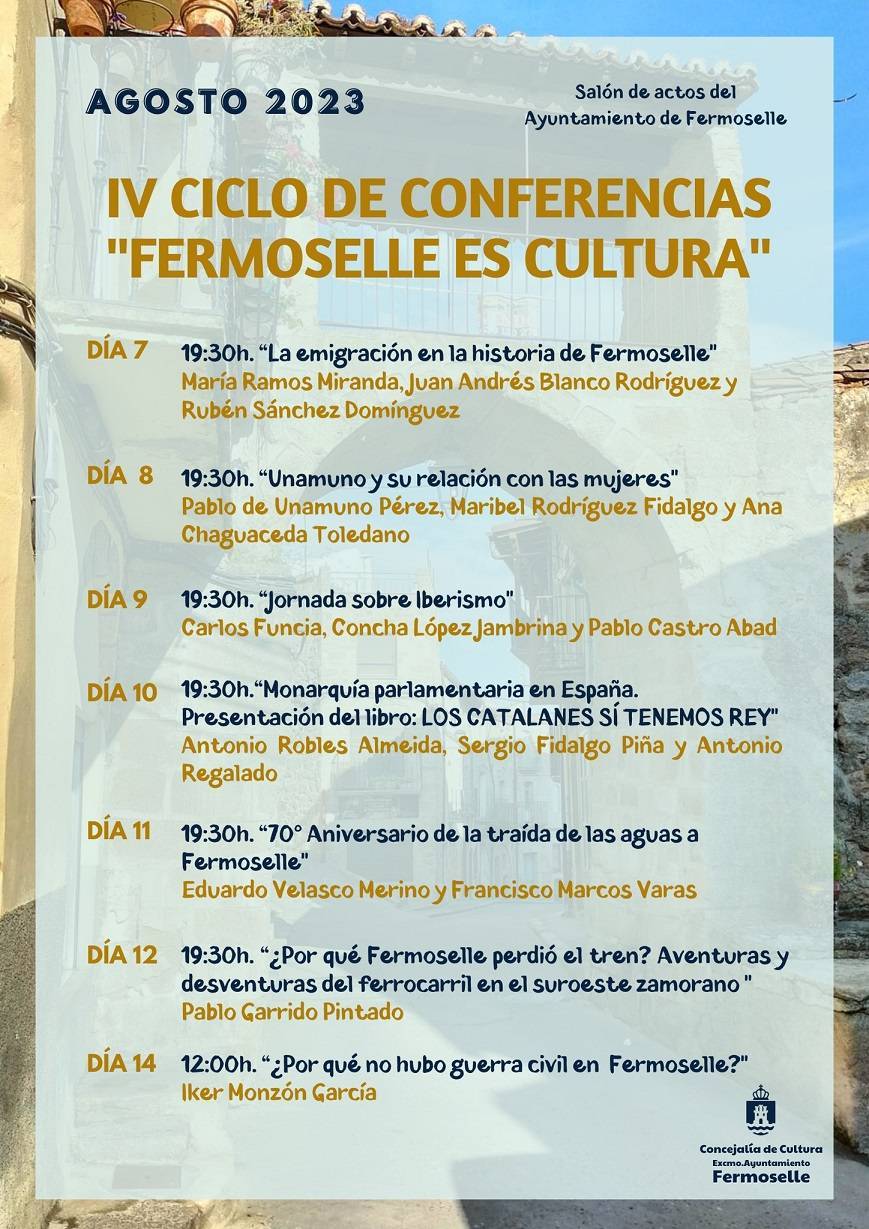 IV Ciclo de Conferencias 'Fermoselle es Cultura' - Fermoselle (Zamora)