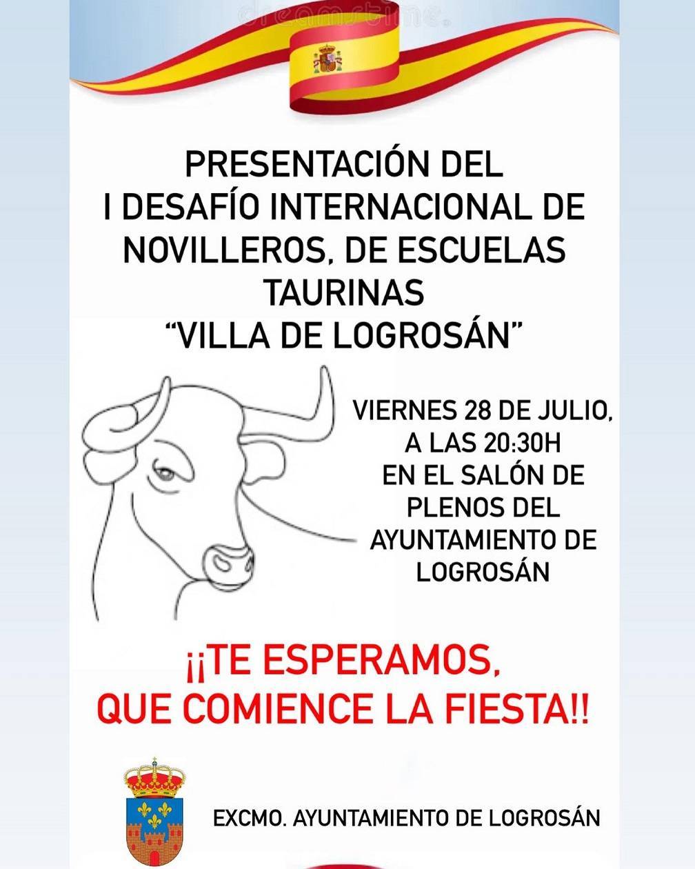 Presentación del I Desafío Internacional de Novilleros - Logrosán (Cáceres)