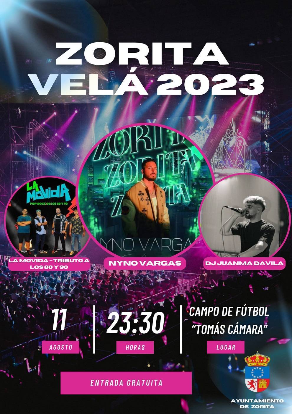 Conciertos Velá (2023) - Zorita (Cáceres)