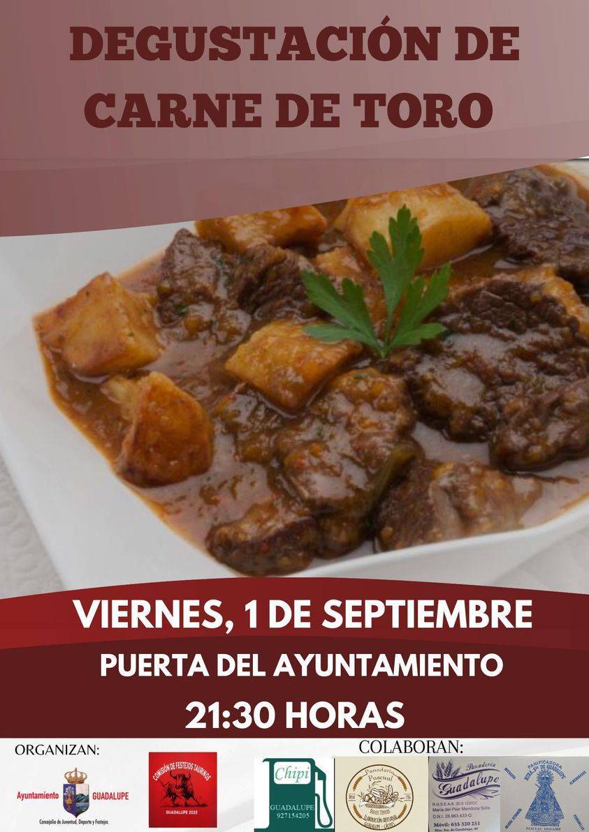 Degustación de carne de toro (2023) - Guadalupe (Cáceres)