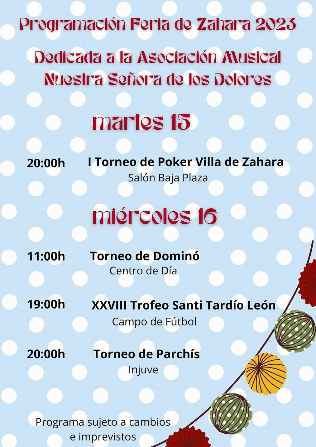 Feria y fiestas (2023) - Zahara de la Sierra (Cádiz) 3