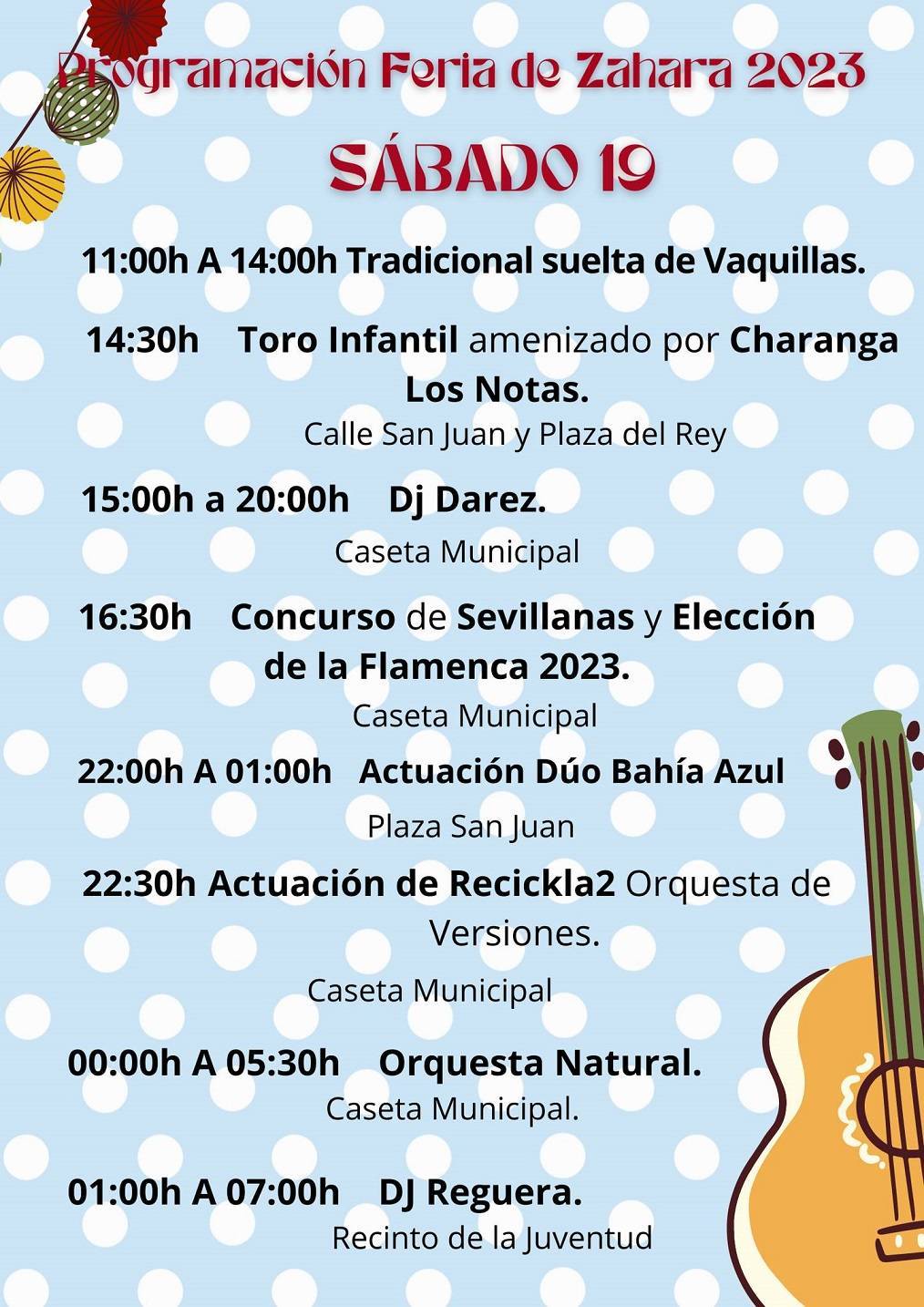 Feria y fiestas (2023) - Zahara de la Sierra (Cádiz) 6