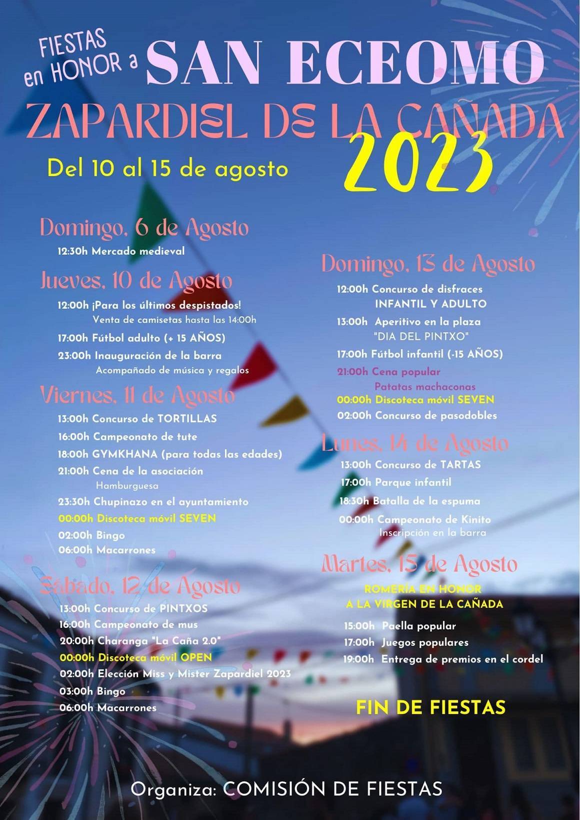 Fiestas en honor a San Eceomo (2023) - Zapardiel de la Cañada (Ávila)