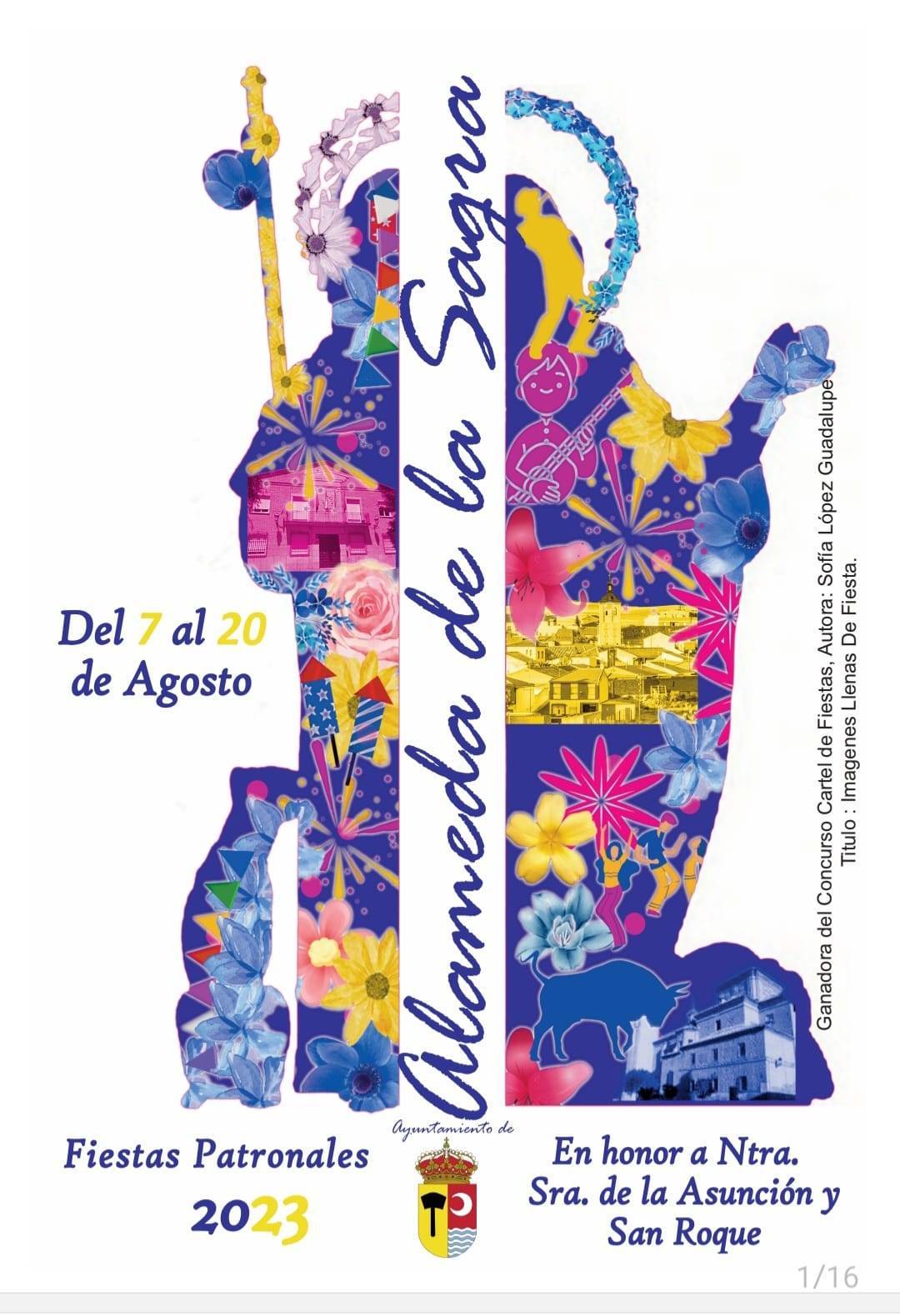 Fiestas patronales en honor a Nuestra Señora de la Asunción y San Roque (2023) - Alameda de la Sagra (Toledo) 1