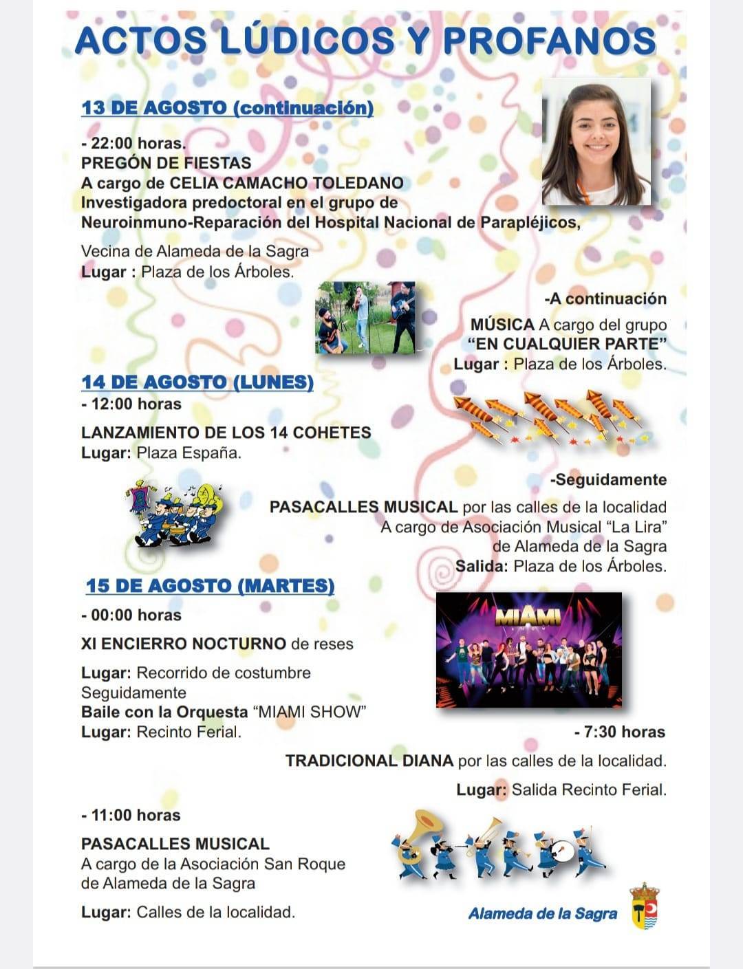 Fiestas patronales en honor a Nuestra Señora de la Asunción y San Roque (2023) - Alameda de la Sagra (Toledo) 6