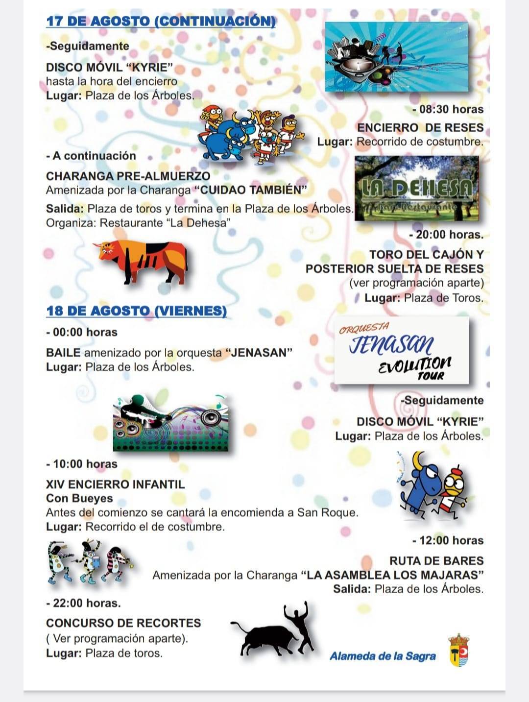 Fiestas patronales en honor a Nuestra Señora de la Asunción y San Roque (2023) - Alameda de la Sagra (Toledo) 8