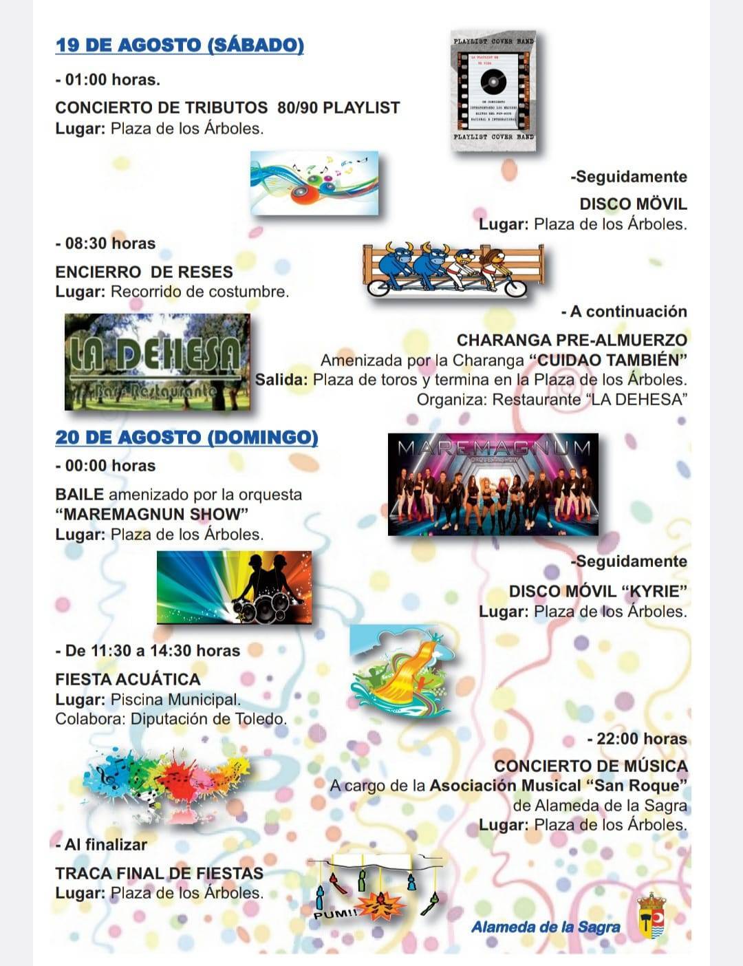 Fiestas patronales en honor a Nuestra Señora de la Asunción y San Roque (2023) - Alameda de la Sagra (Toledo) 9