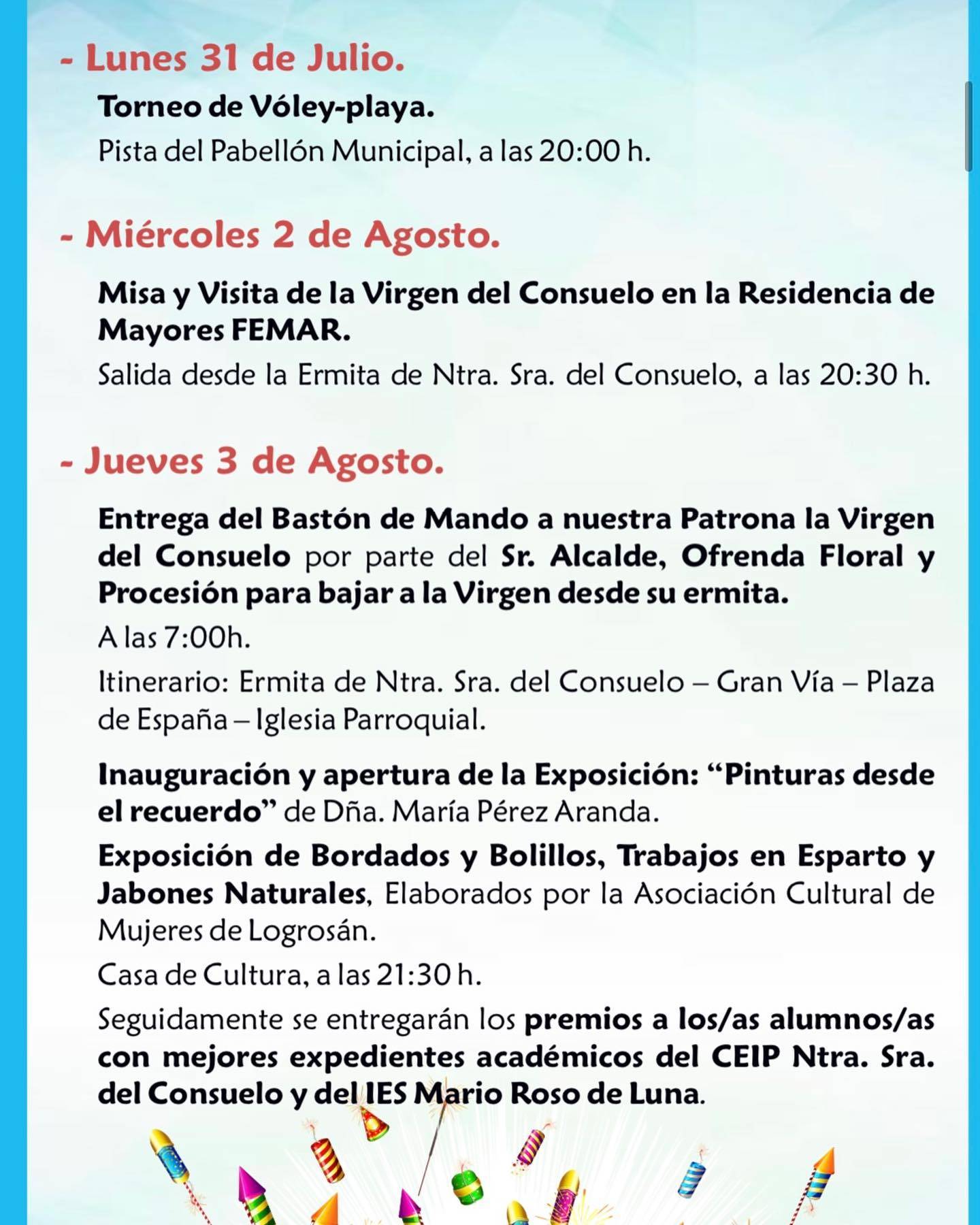 Fiestas patronales en honor a Nuestra Señora del Consuelo (2023) - Logrosán (Cáceres) 2
