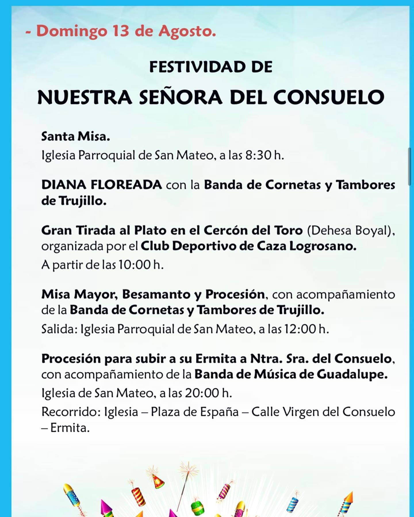Fiestas patronales en honor a Nuestra Señora del Consuelo (2023) - Logrosán (Cáceres) 8