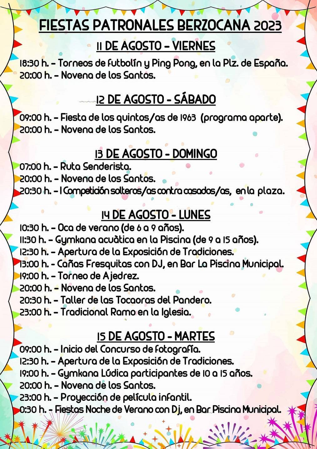 Fiestas patronales en honor a San Fulgencio y Santa Florentina (2023) - Berzocana (Cáceres) 2